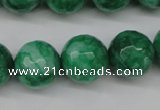 CCN1227 15.5 inches 16mm faceted round candy jade beads wholesale