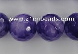 CCN1258 15.5 inches 18mm faceted round candy jade beads wholesale