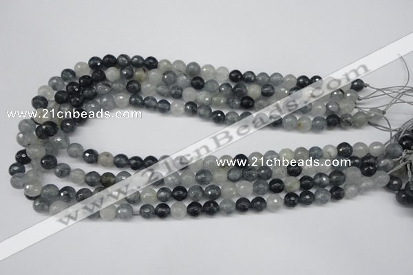 CCN1263 15.5 inches 8mm faceted round candy jade beads wholesale