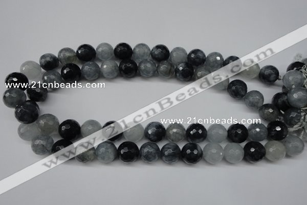 CCN1266 15.5 inches 14mm faceted round candy jade beads wholesale