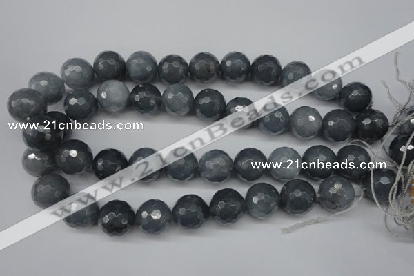 CCN1268 15.5 inches 18mm faceted round candy jade beads wholesale