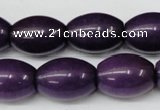 CCN127 15.5 inches 13*18mm rice candy jade beads wholesale