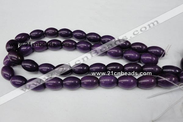 CCN127 15.5 inches 13*18mm rice candy jade beads wholesale