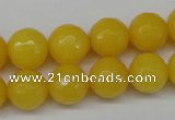 CCN1275 15.5 inches 12mm faceted round candy jade beads wholesale