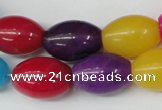 CCN128 15.5 inches 13*18mm rice candy jade beads wholesale