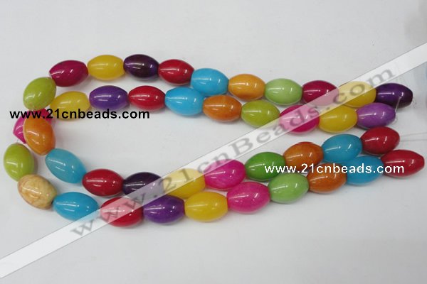 CCN128 15.5 inches 13*18mm rice candy jade beads wholesale