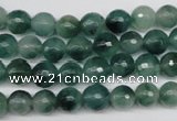 CCN1283 15.5 inches 8mm faceted round rainbow candy jade beads