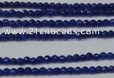 CCN1314 15.5 inches 3mm faceted round candy jade beads wholesale