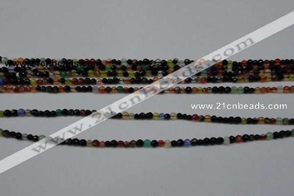 CCN1317 15.5 inches 3mm faceted round candy jade beads wholesale