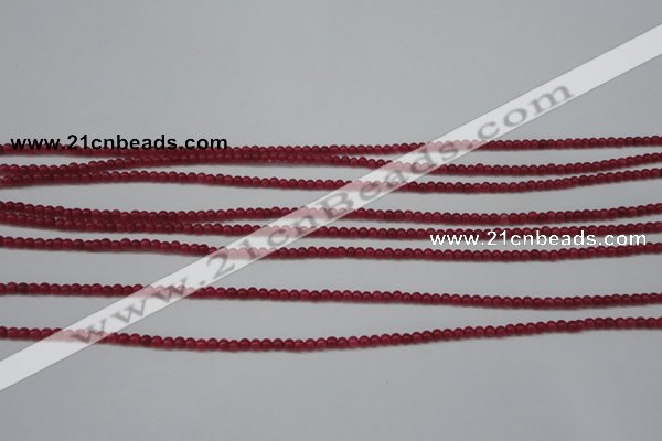 CCN1331 15.5 inches 2mm round candy jade beads wholesale