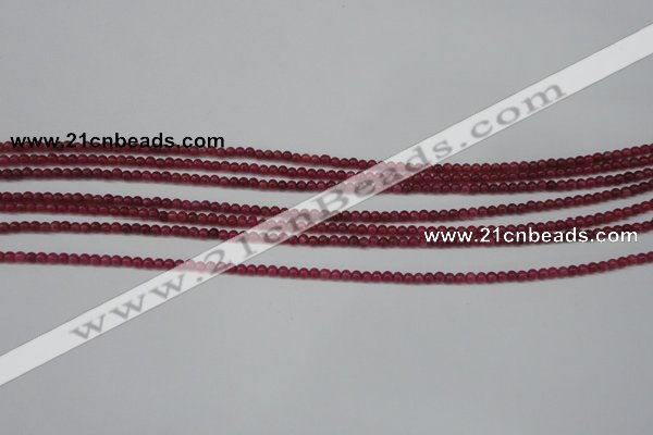 CCN1335 15.5 inches 3mm round candy jade beads wholesale