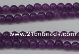 CCN1340 15.5 inches 4mm round candy jade beads wholesale