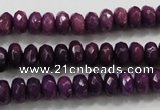 CCN1373 15.5 inches 5*8mm faceted rondelle candy jade beads