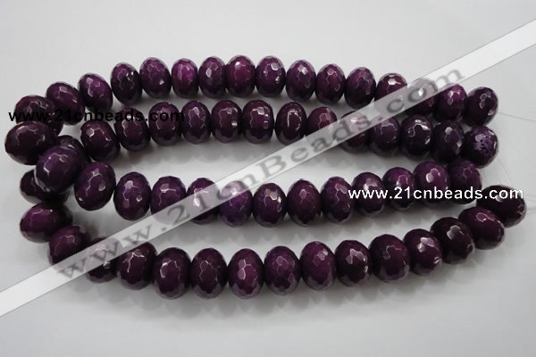 CCN1378 15.5 inches 13*18mm faceted rondelle candy jade beads