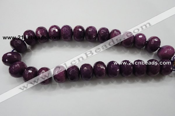 CCN1379 15.5 inches 15*20mm faceted rondelle candy jade beads