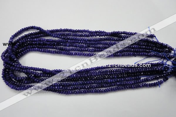 CCN1381 15.5 inches 2*4mm faceted rondelle candy jade beads
