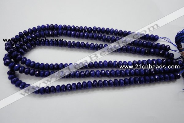 CCN1383 15.5 inches 5*8mm faceted rondelle candy jade beads