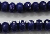 CCN1385 15.5 inches 8*12mm faceted rondelle candy jade beads