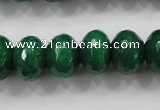 CCN1416 15.5 inches 10*14mm faceted rondelle candy jade beads