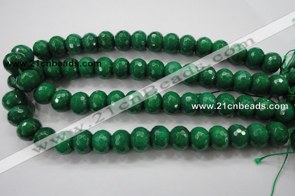 CCN1417 15.5 inches 12*16mm faceted rondelle candy jade beads