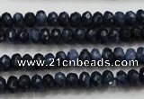 CCN1432 15.5 inches 4*6mm faceted rondelle candy jade beads