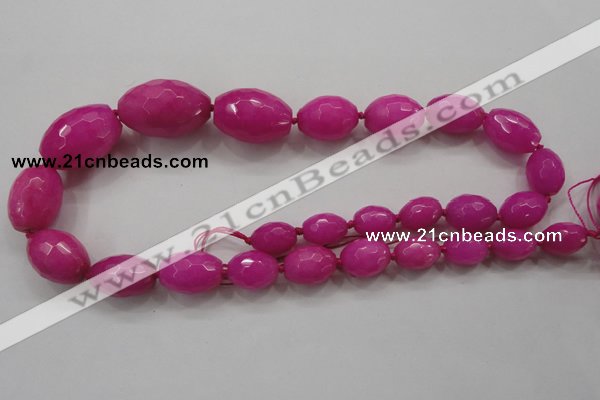 CCN1510 15.5 inches 10*14mm – 20*30mm faceted rice candy jade beads