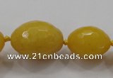 CCN1513 15.5 inches 10*14mm – 20*30mm faceted rice candy jade beads