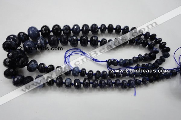 CCN1520 15.5 inches 5*8mm - 13*18mm faceted rondelle candy jade beads