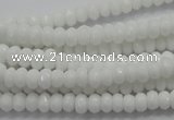 CCN1592 15.5 inches 4*6mm faceted rondelle candy jade beads