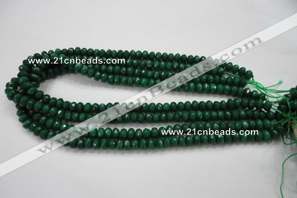 CCN1596 15.5 inches 5*8mm faceted rondelle candy jade beads