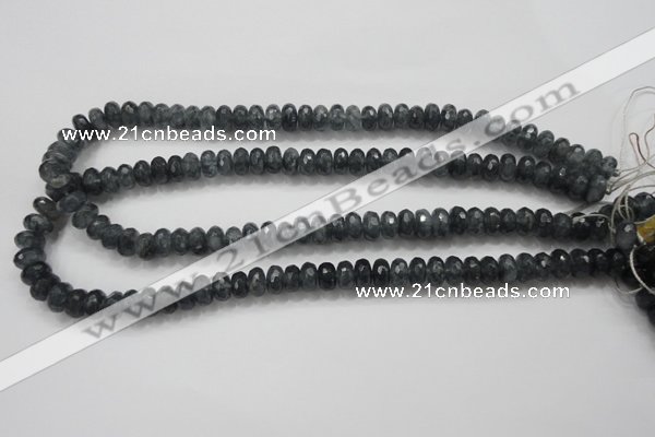 CCN1601 15.5 inches 6*10mm faceted rondelle candy jade beads