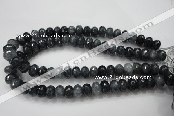 CCN1603 15.5 inches 10*14mm faceted rondelle candy jade beads