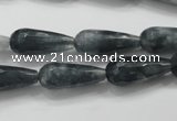 CCN1608 15.5 inches 8*20mm faceted teardrop candy jade beads