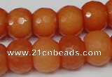 CCN162 15.5 inches 12*16mm faceted rondelle candy jade beads