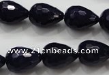 CCN1690 15.5 inches 13*18mm faceted teardrop candy jade beads wholesale