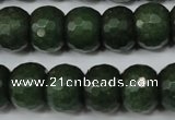 CCN172 15.5 inches 12*16mm faceted rondelle candy jade beads