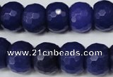 CCN173 15.5 inches 12*16mm faceted rondelle candy jade beads