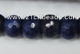 CCN174 15.5 inches 12*16mm faceted rondelle candy jade beads