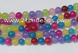 CCN18 15.5 inches 4mm round candy jade beads wholesale