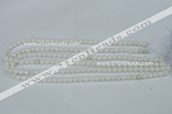 CCN1800 15 inches 4mm faceted round candy jade beads wholesale