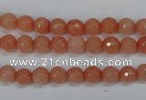 CCN1811 15 inches 6mm faceted round candy jade beads wholesale