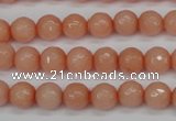 CCN1812 15 inches 8mm faceted round candy jade beads wholesale