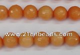 CCN1823 15 inches 10mm faceted round candy jade beads wholesale