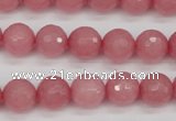 CCN1833 15 inches 10mm faceted round candy jade beads wholesale