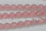 CCN1851 15 inches 6mm faceted round candy jade beads wholesale