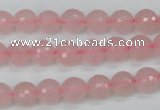 CCN1852 15 inches 8mm faceted round candy jade beads wholesale