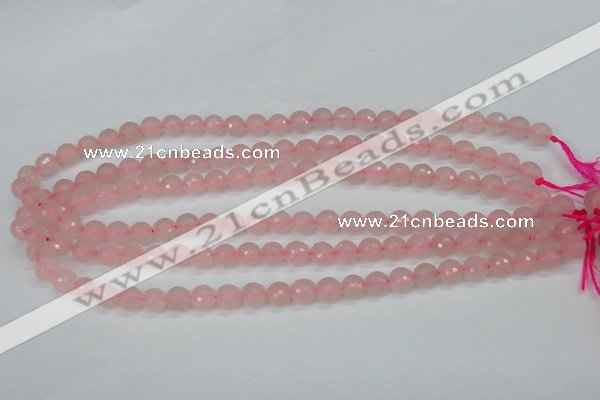 CCN1852 15 inches 8mm faceted round candy jade beads wholesale