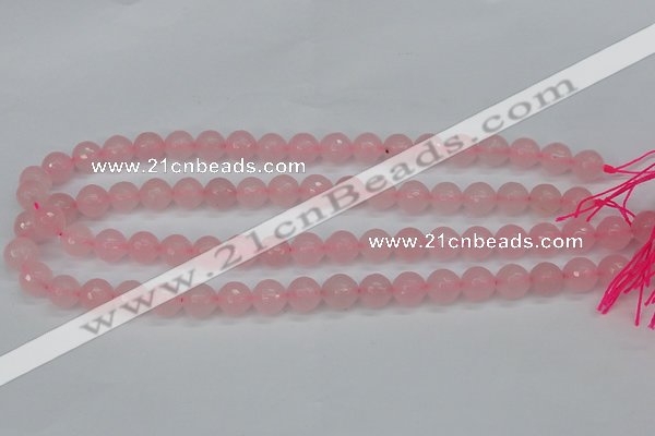 CCN1853 15 inches 10mm faceted round candy jade beads wholesale