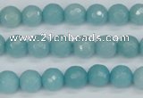 CCN1862 15 inches 8mm faceted round candy jade beads wholesale