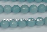 CCN1863 15 inches 10mm faceted round candy jade beads wholesale